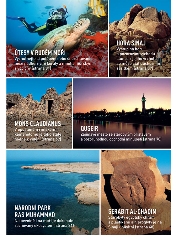 Egypt pobřeží Rudého moře turistický průvodce