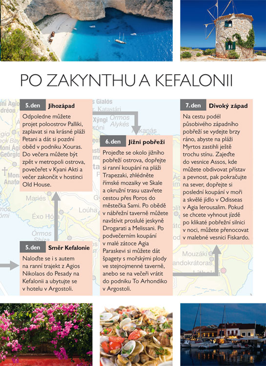 Zakynthos a Kefalonie turistický průvodce